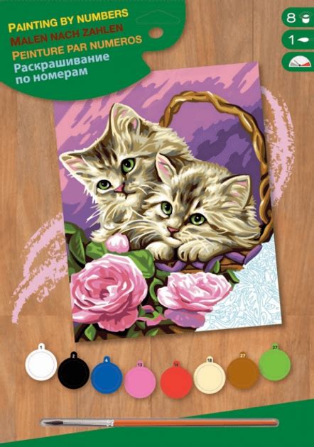 Набор для творчества Sequin Art Painting By Numbers Junior Котята