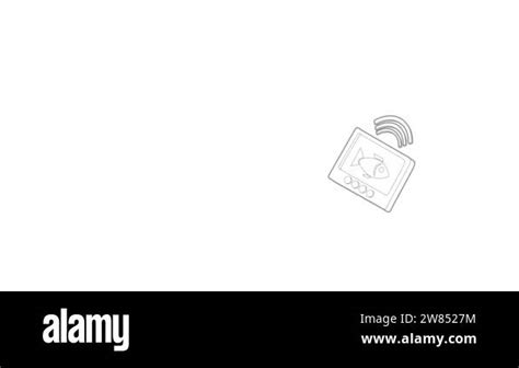 Echo Sounder Icon Animation Stock Video Footage Alamy