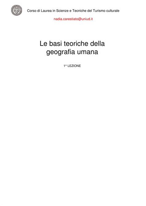 PDF Geografia Umana Lezioni 1 2 3 DOKUMEN TIPS