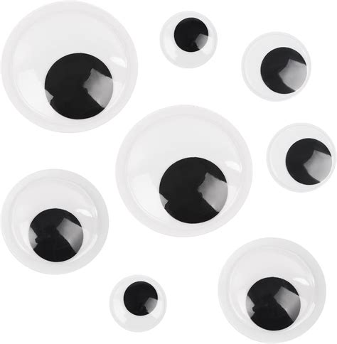 Abeillo 8 Pieces Self Adhesive Googly Google Eyes 4 5 8 10cm Large