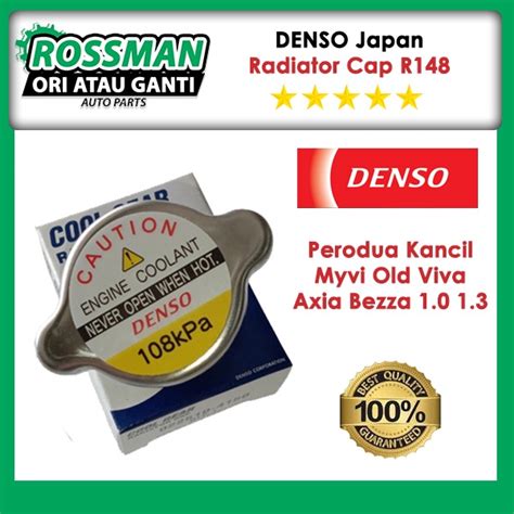 Genuine DENSO Radiator Cap R148 For Perodua Kancil Myvi Old Viva Axia