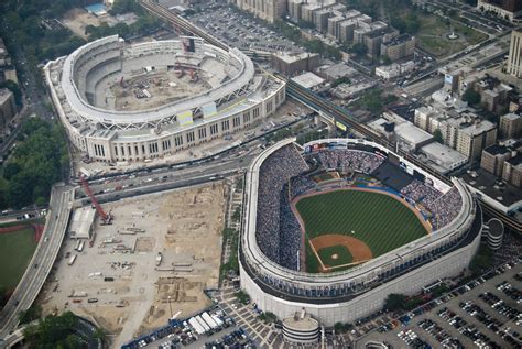 Yankee Stadiums 2 Old Yankees Stadium With New Yankees Sta Flickr