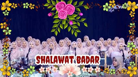 Santri Putri Al Falah Ploso Shalawat Badar Youtube