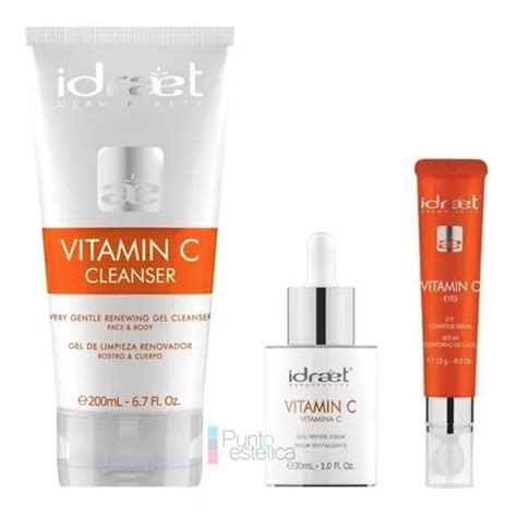 Idraet Vitamina C Revitalizante Limpiador Contorno Ojos Tipo De