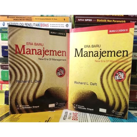 Jual Buku Era Baru Manajemen Edisi 9 Buku 1 Dan 2 Richard L Daft