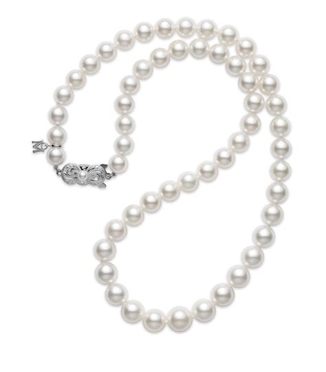 Mikimoto Graduated Akoya A1 Pearl Necklace 18 Inches