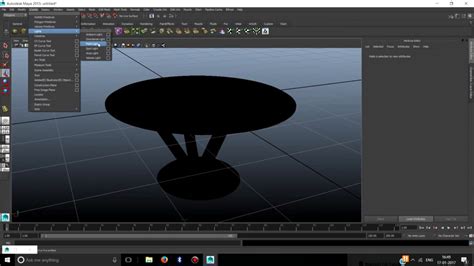 Maya Speed Modelling Table Basic Youtube