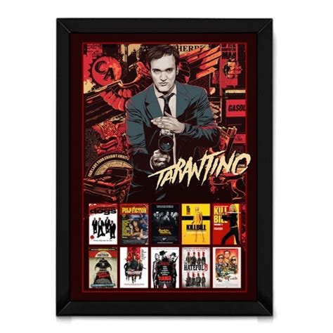 Filme Quadro Poster Cinema Quentin Tarantino Pulp Fiction Kill Bill