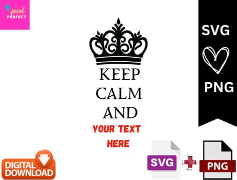 Keep Calm Crown Svg Pngkeep Calm And Svgkeep Calm Shirtkeep Calm Svg