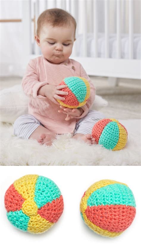 Free Crochet Pattern For Baby S First Beach Ball Crochet Kingdom