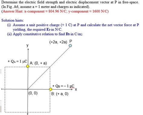 Solved Determine the electric field strength and electric | Chegg.com