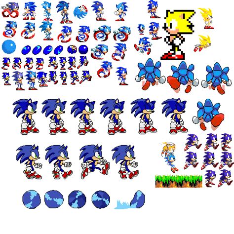 Pixilart Sonic Sprites By Atobin