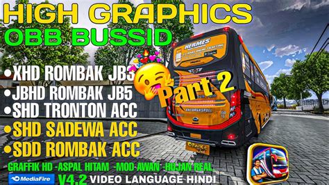 OBB BUSSID UPDATE V4 2 SOUND HINO RM280 KREKET KREKET GRAFFFIK HD 4K