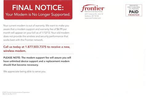Stop The Cap Frontier Gouges Customers With New Mandatory Modem Fee