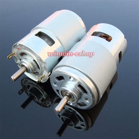 Rs Dual Shaft Motor Dc V Rpm High Speed Large Torque Dual