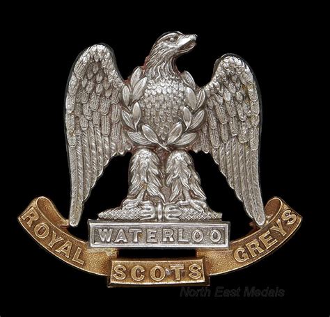 2nd Dragoons Royal Scots Greys Cap Badge British Badges And Medals