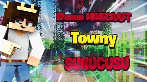 GERÇEK DÜNYA HARİTALI TOWNY SUNUCUSU KarazoneNW Minecraft Sunucu