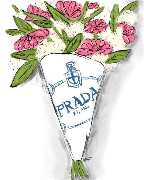 Prada Flower Bouquet Art Collage Wall Picture Collage Wall Picture