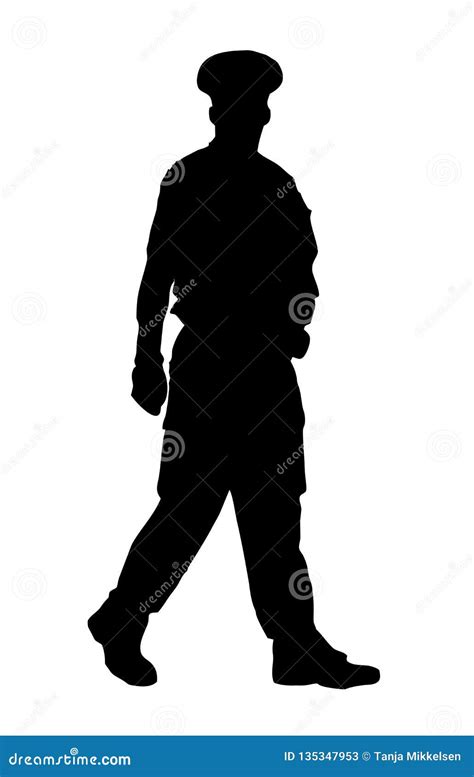 Silhouette Policeman Stock Illustrations 1437 Silhouette Policeman