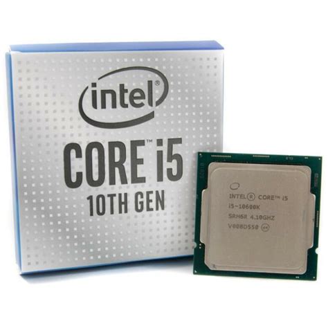 Intel Core I5 10600k 41ghz Lga1200 Tray Cm8070104282134 Processzor