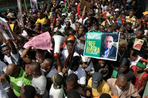 Thousands Protest In Nigeria For Pro Biafra Detainee Independence