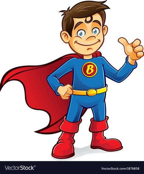 Superhero boy Royalty Free Vector Image - VectorStock