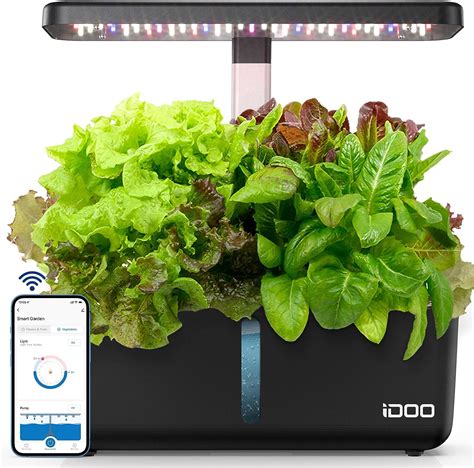 Idoo Hydroponics Growing System Pods Wifi Indoor Herb Garden Plant