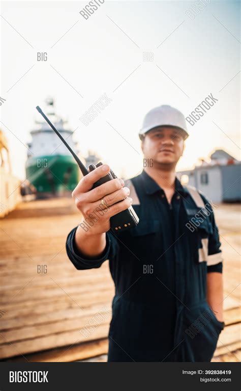 Marine Deck Officer Image And Photo Free Trial Bigstock