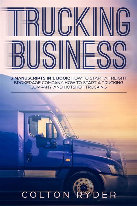 Buy Trucking Business Manuscripts In Book How To Start A Freight