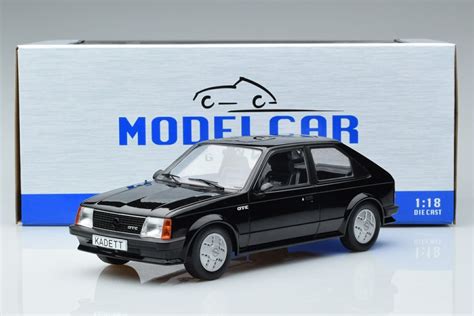 Opel Kadett D Gte Black Mcg Model New In Metal