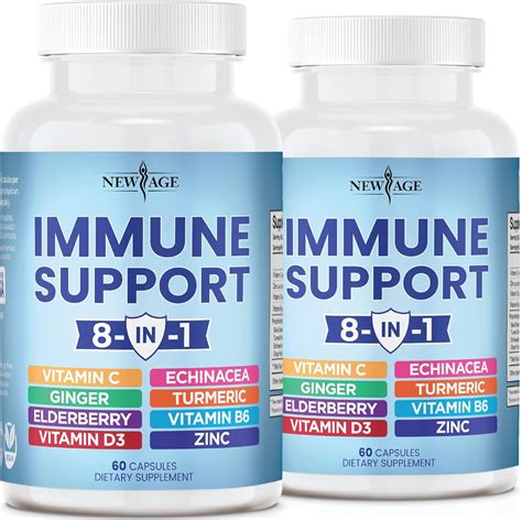 Amazon 8 In 1 Immune Support Booster Supplement With Elderberry