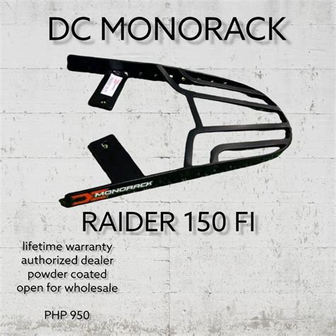 Dc Monorack Bracket Heavy Duty For Suzuki Raider Fi Oto Klasiko