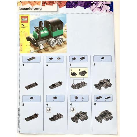 Lego Steam Locomotive Set Instructions Brick Owl Lego Marketplace