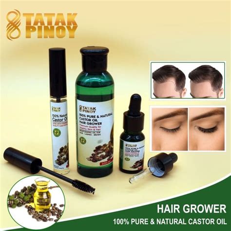 Tatak Pinoy Hair Grower Castor Oil Certified Organic 100 Pure Natural