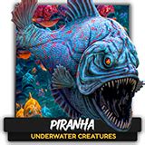 The Piranha Low Poly Fish Ocean Predator Pirana D Model Art By