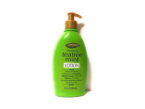 Spa Haus Moisturizing Tea Tree Mint Lotion 12 Fl Oz 354 Ml