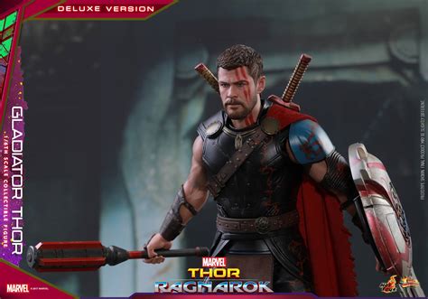 Hot Toys Shows Off Their Gladiator Thor Action Figure From Thor Ragnarok Geektyrant