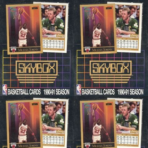 1990 91 Skybox Basketball Checklist Set Details Boxes Reviews Jordan