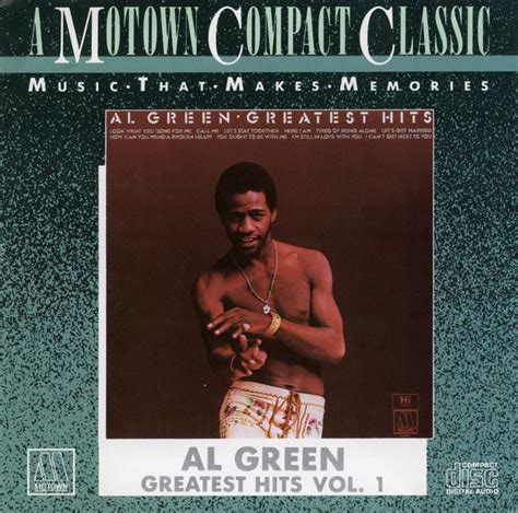 Al Green – Greatest Hits Vol. 1 (CD) - Discogs