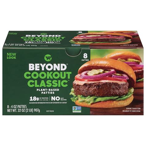 Beyond Meat Beyond Cookout Classic Plant Based Burger Patties Shop