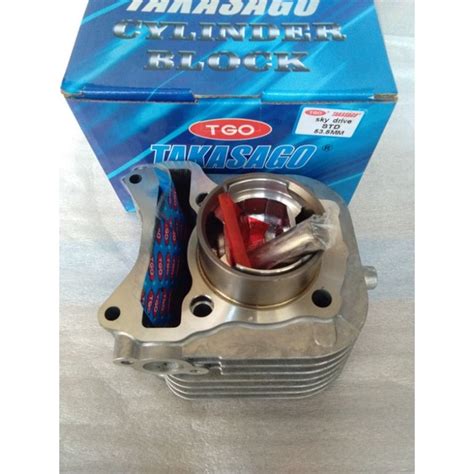 Sky Drive Cylinder Block W Pistonkit Std Mm Tgo Original Shopee