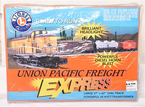 Bid Now Lionel 31924 Union Pacific Freight Rtr Express Set Sealed