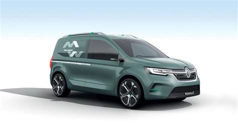 Electric Renault Kangoo Ze Concept Previews Next Generation Compact Van