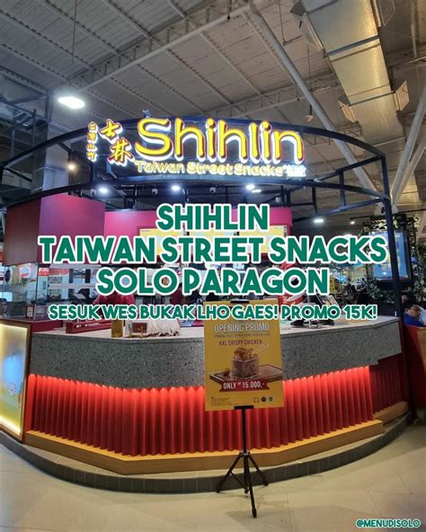 Buku Harga Menu Shihlin Taiwan Street Snacks Di Solo Buku Menu Di