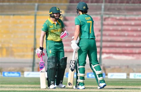 Pakw Vs Saw Kapp Luus Tons Power South Africa To Against Pakistan