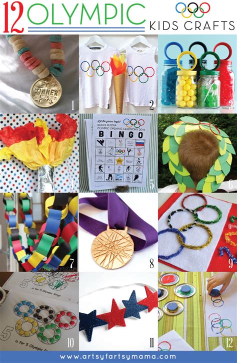 12 Olympic Kids Crafts | artsy-fartsy mama