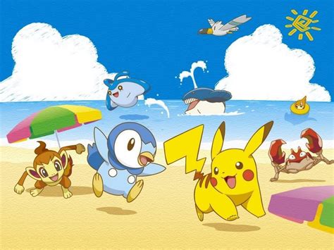 Pokemon At The Beach Pok Mon Photo Fanpop