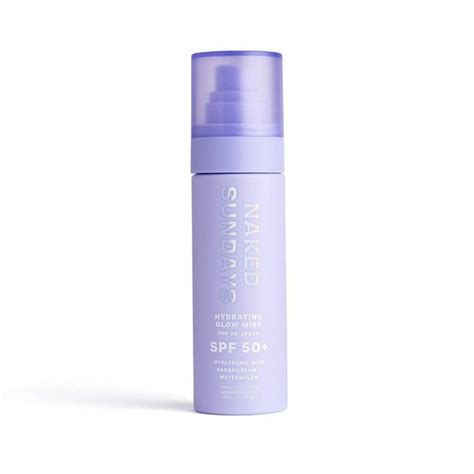 Naked Sundays Broad Spectrum Spf Hydrating Glow Mist Top Up