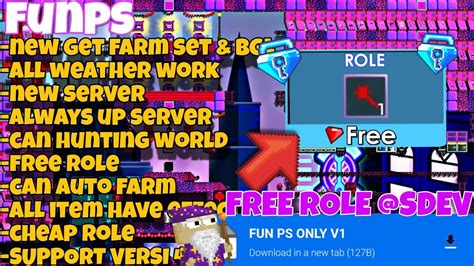 Gtps Terbaru Free Role Unli Cuy Giveaway Growtopia Private Server