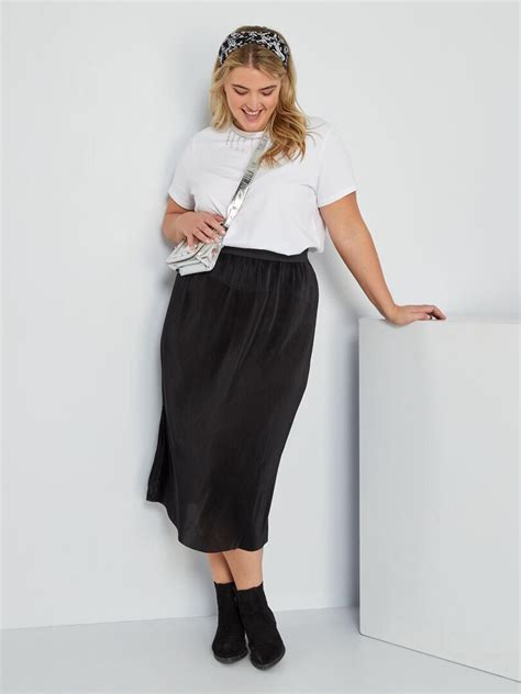 Falda Midi Negro Kiabi 2200€